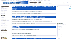 Desktop Screenshot of calcmaster.net
